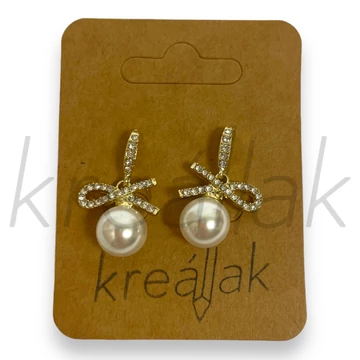 Fülbevaló - Masnis,köves ,gyöngyös fülbevaló