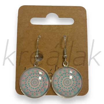 Fülbevaló - Mandala mintás fülbevaló
