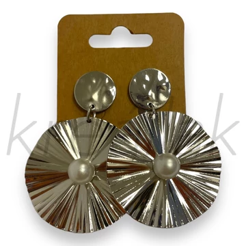 Fülbevaló - Fehér gyöngyös fülbevaló