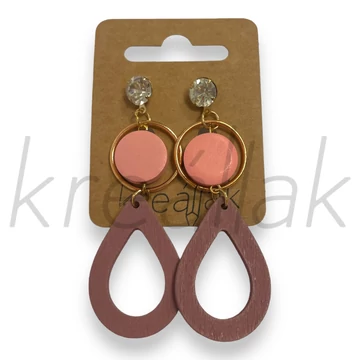 Fülbevaló - Mályva fa fülbevaló