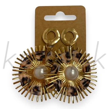 Fülbevaló - Bársonyszalagos , arany fülbevaló