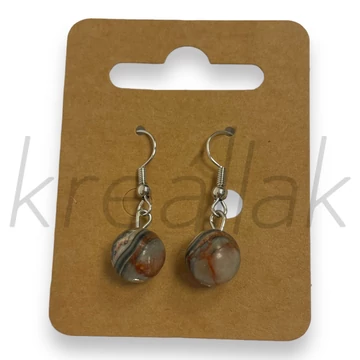 Fülbevaló - Silver leaf jáspis fülbevaló