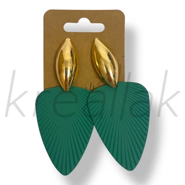 Zöld sellő fülbevaló
