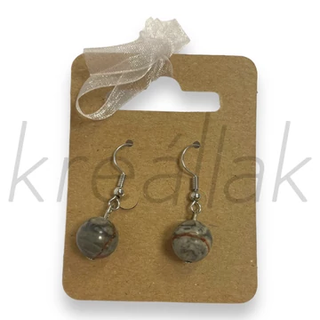 Fülbevaló - Silver leaf jáspis fülbevaló