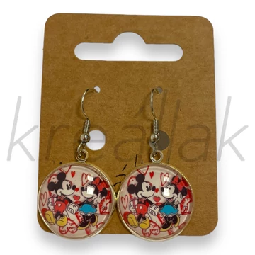 Fülbevaló - Mickey egér fülbevaló
