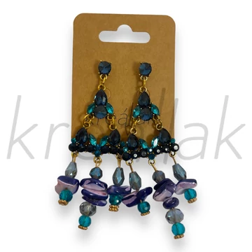 Fülbevaló - Gyöngyös arany fülbevaló