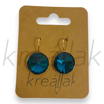 Fülbevaló - Nagy kék köves fülbevaló