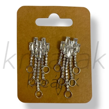 Arany színű köves fülbevaló