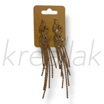 Bronz luxus bojt fülbevaló