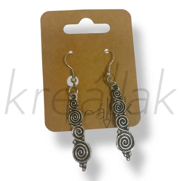 Csigamintás fülbevaló