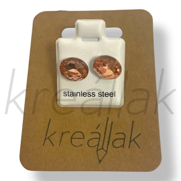 Barack csepp kő fülbevaló