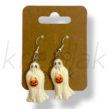 Fehér szellem fülbevaló