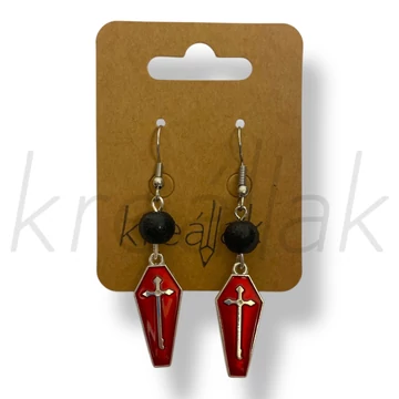 Koporsós fülbevaló