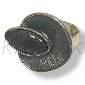 Fekete köves gyűrű