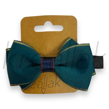 Hajcsipesz - Nagy türkízkék masnis hajcsipesz