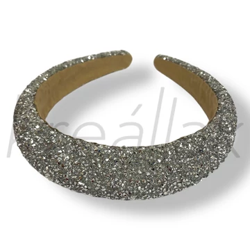 Hajpánt - Ezüst köves hajpánt