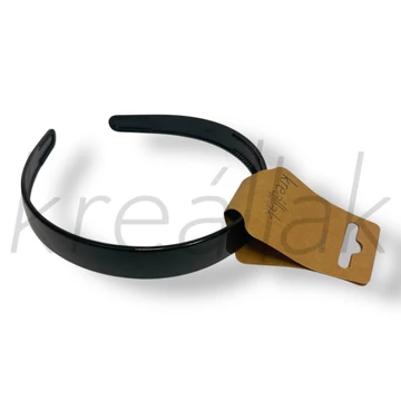 Fekete plasztik hajpánt