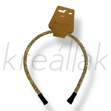 Arany apró köves hajpánt 