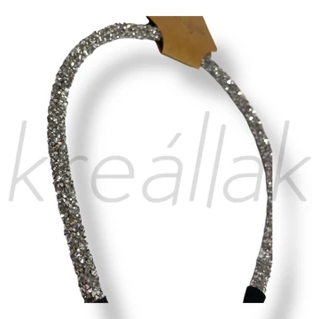 Ezüst apró köves hajpánt 