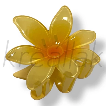 Krém színű virág hajcsat