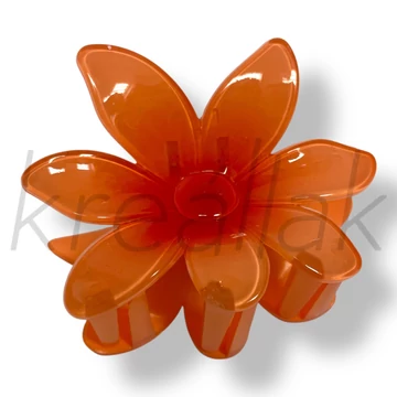 Narancssárga virág hajcsat