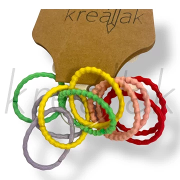 Színes mini hajgumi szett 