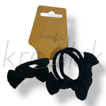 Fekete masnis hajgumi szett 