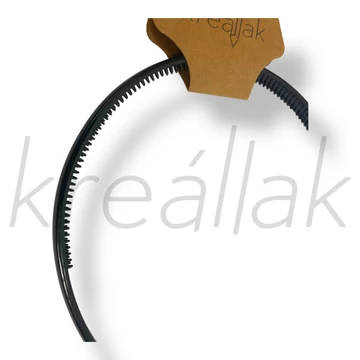 Fekete vékony hajpánt