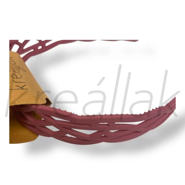 Mályva fonat mintás hajpánt