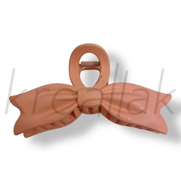 Rózsaszín színű masni hajcsat