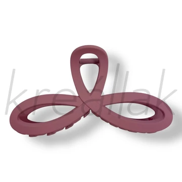 Rózsaszín hurok masni hajcsat 