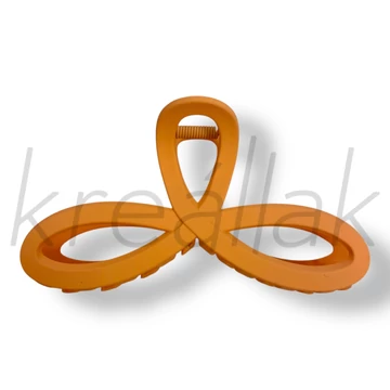 Barack színű hurok masni hajcsat