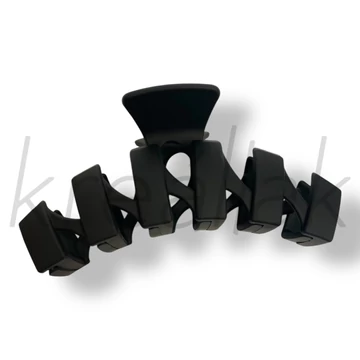 Fekete spriűl minta hajcsat 