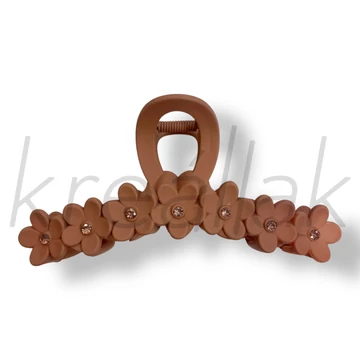 Mályva köves virág hajcsat