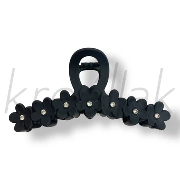 Kék köves  virág hajcsat