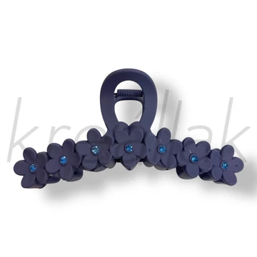 Lila köves virág hajcsat 