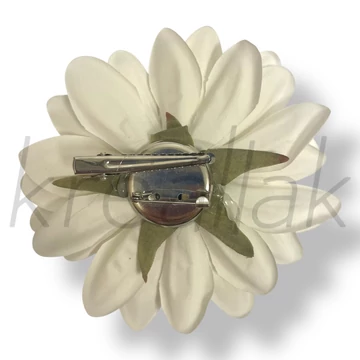 Lila virág hajcsipesz,kitűző