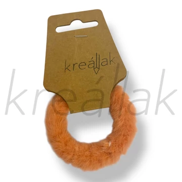 Narancssárga szőr hajgumi