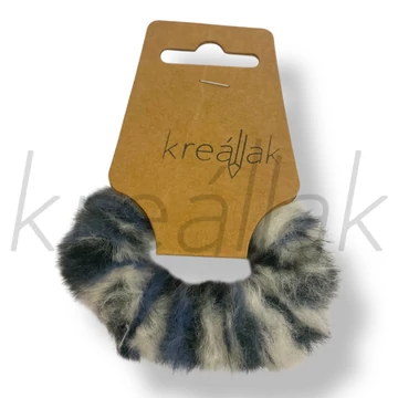 Szürke cirmos szőr hajgumi