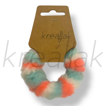 Neon cirmos szőr hajgumi