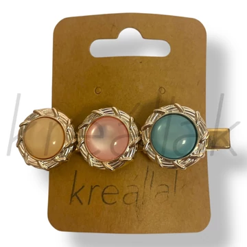 Színes köves hajcsipesz