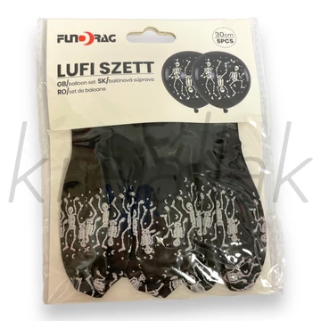 Csontvázas lufi csomag 