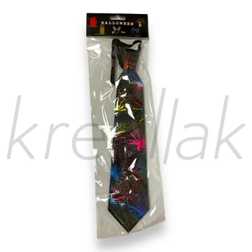 Pókos Halloween nyakkendő