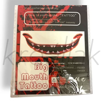 Halloween  matrica tetoválás