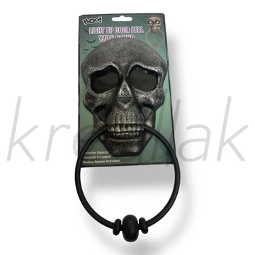Szürke Halloween ajtó csengő