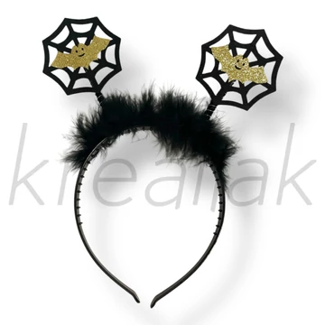 Arany pókháló hajpánt