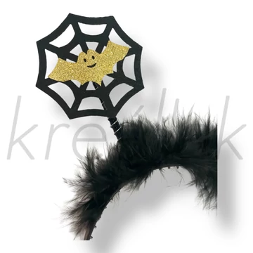 Arany pókháló hajpánt