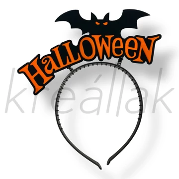 Halloween denevér hajpánt