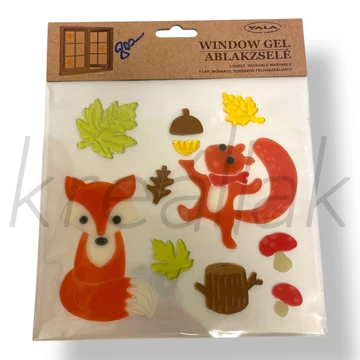 Őszi róka ablakzselé