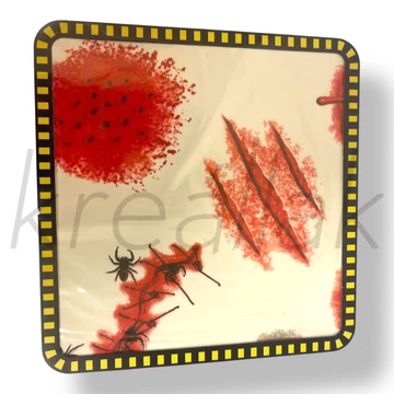 Pókos matrica tetoválás